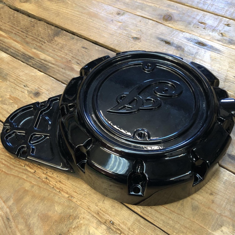 Indian Scout clutch cover, gloss black